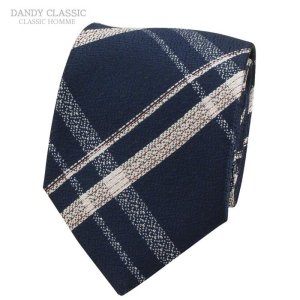 수동 7cm  네이비 체크 남자정장 슬림넥타이 TNO 30  5892666