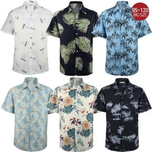 하와이안  슬림핏 여름 반팔셔츠  5892751