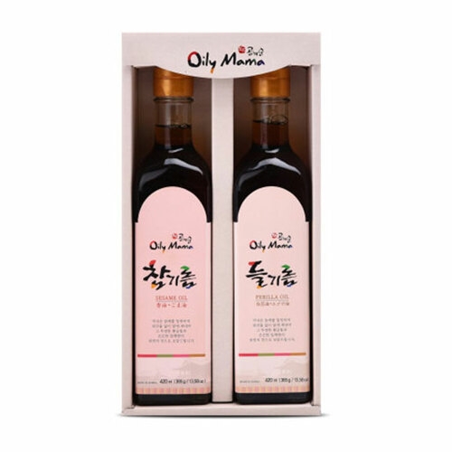 공식품 공계순 국산 기름 2종 선물세트(420mlx2입)