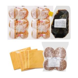 벅스웨이  불고기버거 만들기 키트(바베큐소스) 18인분