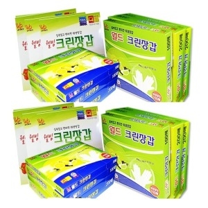 월드  크린장갑500매 위생장갑 비닐장갑 도전