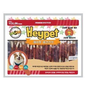 펫쿡 헤이펫 오리칼슘껌400g