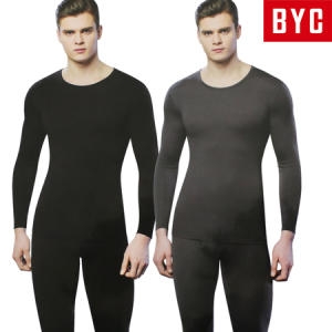 BYC 남성 보디히트 발열 내복 상하세트
