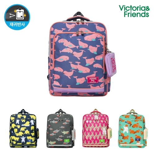 빅토리아앤프렌즈 2021 초등학생 책가방  NEW 호핑백 얼쓰 리플렉션  경량 방수 백팩 초등 학교 가방 입학