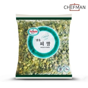 팜피아  냉동 피망 다이스 2kg/청피망