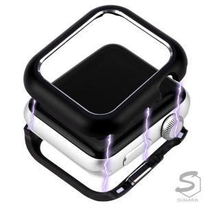 수나르  애플워치6 SE 5 4 3 2 1 강화유리 보호 풀커버 케이스