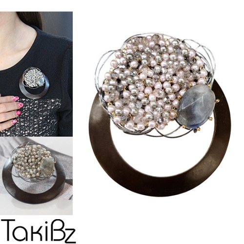 타키비즈  밤무지개 레브라도 브로치