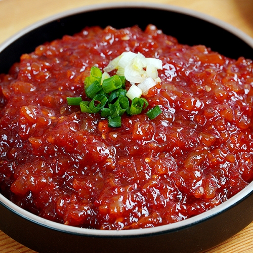 해담찬  비빔오징어젓 500g