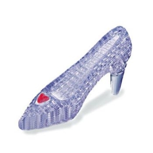 제루엘  3D입체퍼즐 구두 투명   크리스탈퍼즐  교육  학습  취미