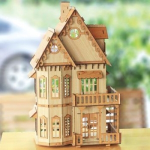 3D입체퍼즐  Gothic House 건축물 목재모형 퍼즐갤러리