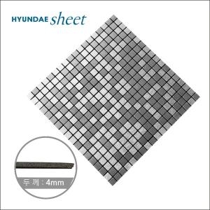 HMT-99309 투톤 모자이크 블록 메탈_1장-케이알인터내