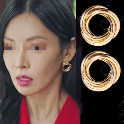 영블리 YJE705 펜트하우스 김소연 천서진 이지아 심수련 귀걸이 꼬임 링 귀걸이 여배우 귀걸이 - 에누리 가격비교