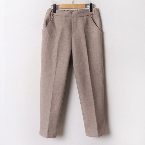 아이우먼 베이직울모직슬랙스 EZB691M001 빅사이즈