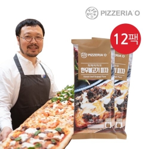 피자코리아 핏제리아오 피자 한우불고기피자 120g[12개]