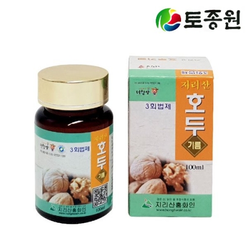  지리산홍화인 지리산 호두기름 100ml [1개]