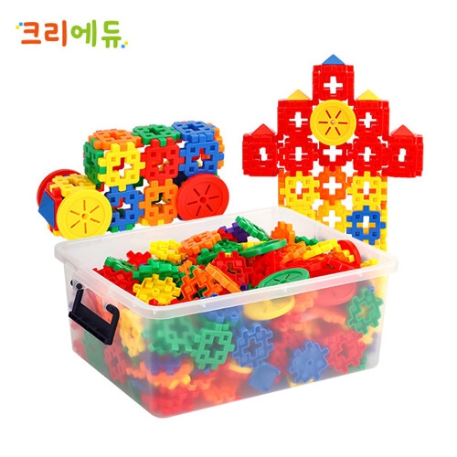 크리에듀 사각 블럭 250pcs  2178  장난감블럭 사각블