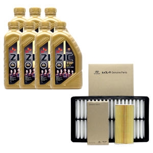 SK엔무브 ZIC TOP 5W30 + 순정필터 올뉴쏘렌토 디젤