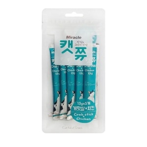 세일펫 미라클 캣쮸 게맛살&치킨 65g (13g x 5p)