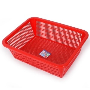 깊은 사각 소쿠리 3호 플라스틱 바구니 수납 정리