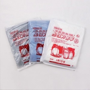 비닐닷컴  재활용 분리수거비닐 배접형쓰레기봉투100L/특대/60매