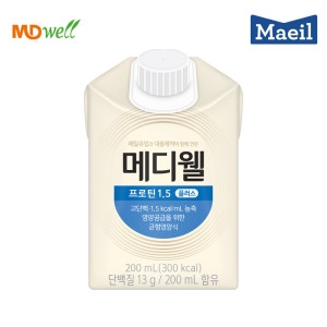 매일유업  메디웰 프로틴1.5 200ml SIG팩 [1개]