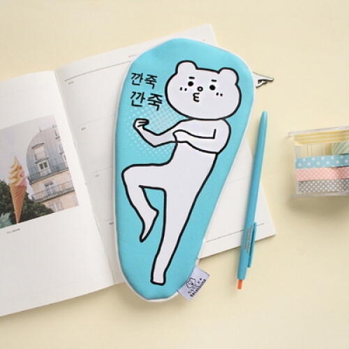 베타쿠마 적극적인 곰라인 파우치 Blue