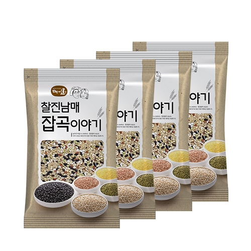 찰진남매 잡곡이야기 찰진 혼합 9곡 500g 4개 - 에누리 가격비교