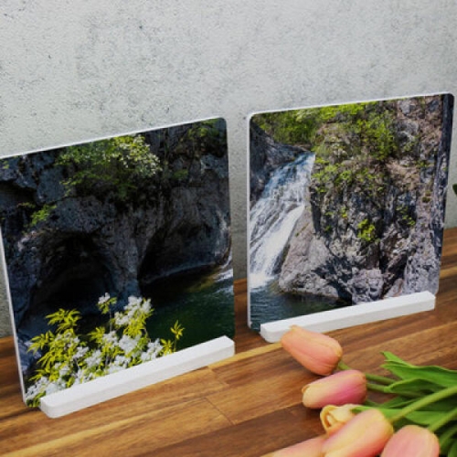 아트박스  꾸밈 pa853-스탠드액자2P_주왕산의폭포