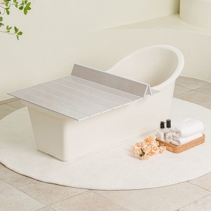 그린센스  반신욕조 접이식 욕조 덮개 트레이 대형