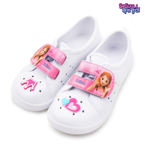 헤이지니 원벨크로 실내화_핑크