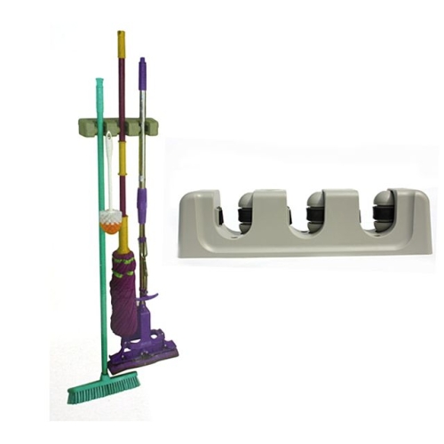 상품-EZ HOLDER 3구청소도구함 빗자루걸이 마대걸이 생활용품 정소도구정리 청소도구함