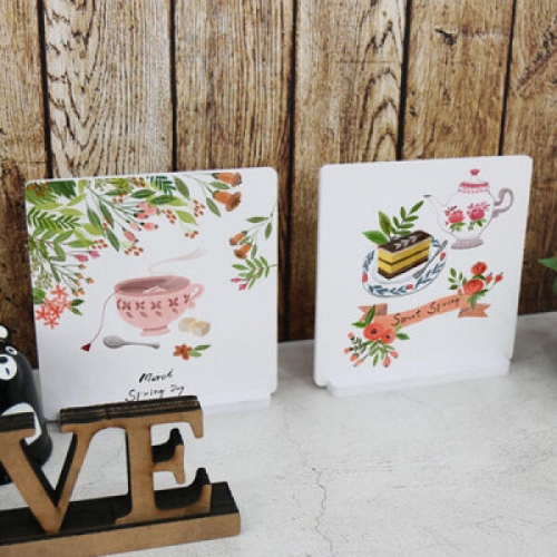 아트박스  꾸밈 pk238-스탠드액자2P_낭만감성플라워3