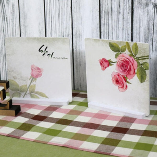 아트박스  꾸밈 ic859-스탠드액자2P_향기나는꽃