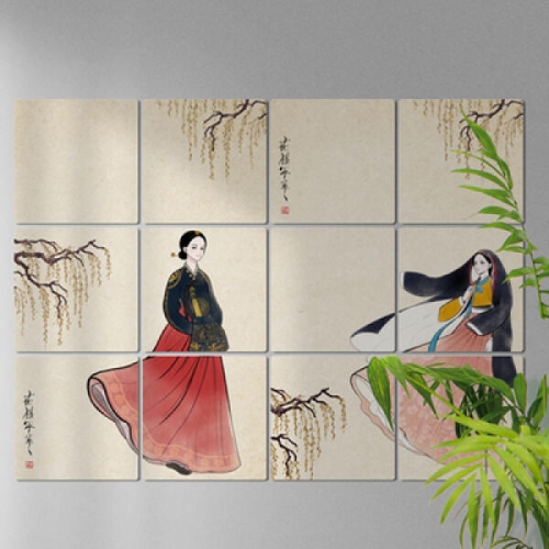 아트박스  꾸밈 ie230-멀티액자_미인도02