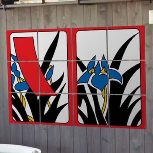 아트박스  꾸밈 pk405-멀티액자_화투5월1