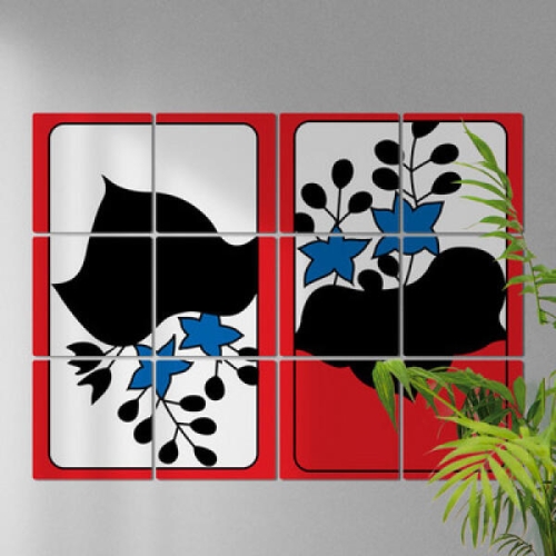 아트박스  꾸밈 pk417-멀티액자_화투11월1