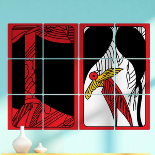 아트박스  꾸밈 pk419-멀티액자_화투12월1