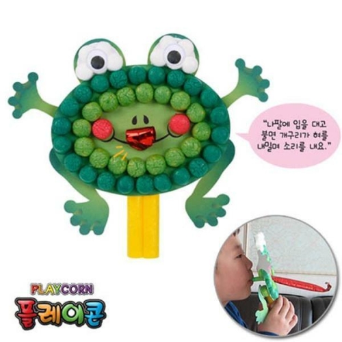 플레이콘 개구리나팔 만들기