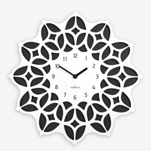 타임데코  화려한 문양이 새겨진 모로코 감성의 보헤미안 벽시계 WB