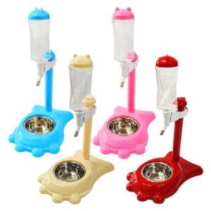 베스트무역  왈왈 발바닥 스탠드 물병 블루