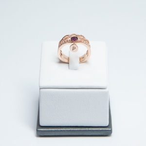 프린세스  14K 18K 미니골드  GR 이니셜 미스링 반지 RGRM4804