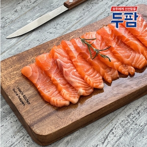 두팜  한번도 얼리지않은 생연어 슬라이스 500g