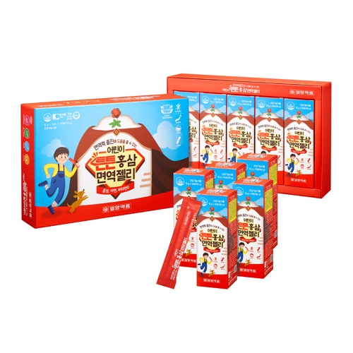 일양약품 어린이 튼튼 홍삼 면역젤리 15g 50포