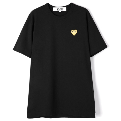 꼼데가르송 남녀공용 골드와펜 반팔 티셔츠_AZ-T216-051-1