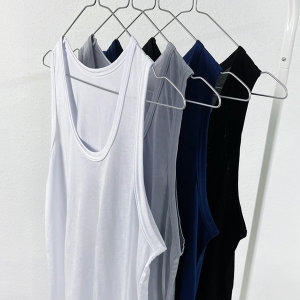 지앤비 인견 민소매 남자 런닝 냉장고섬유 1매입