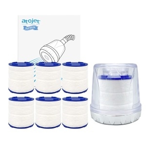 아토젯  녹물 염소제거 1년세트 주방용 코브라형+헤드필터2box