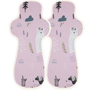 면달셋 핑크베어 면생리대 롱 오버나이트 2개