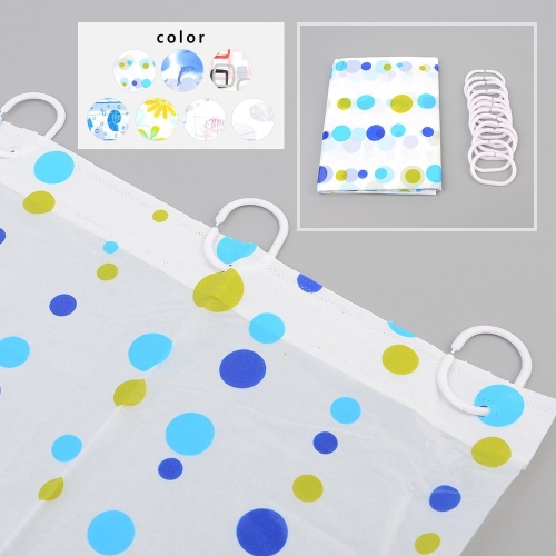 커튼전문샵  180cm 샤워커튼 링 세트 샤워커튼세트 샤워부스봉링