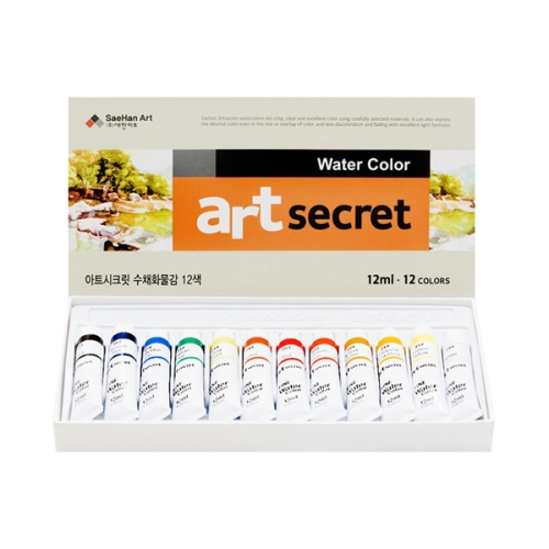 새한아트  아트시크릿 수채화 물감 7.5ml