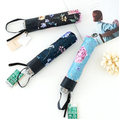 아트박스 더로라 더로라 - 3단 슬림양우산 - 양산겸용 히야신스 E001